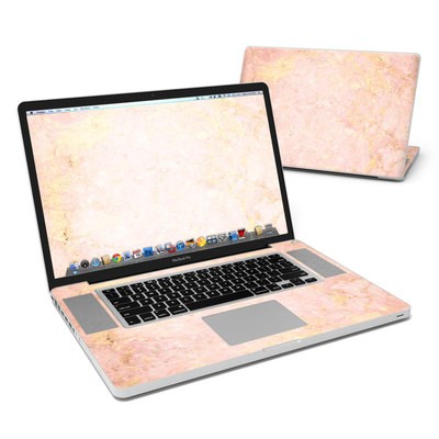 MacBook Pro 17in Skin - Rose Gold Marble