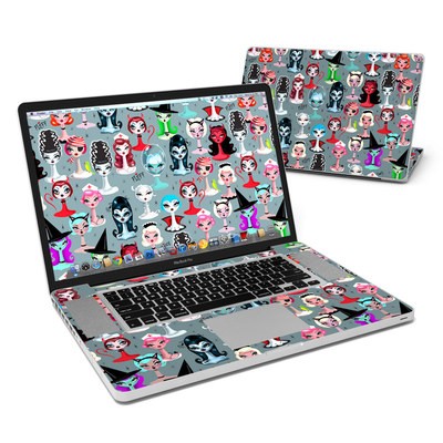 MacBook Pro 17in Skin - Spooky Dolls