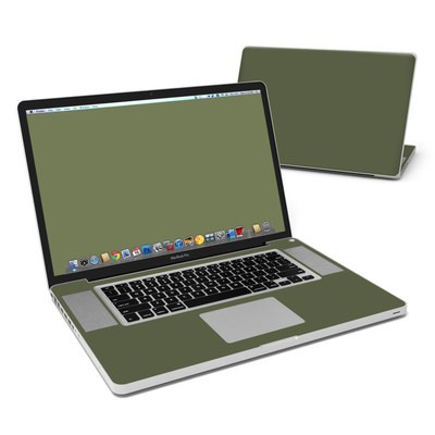 MacBook Pro 17in Skin - Solid State Olive Drab