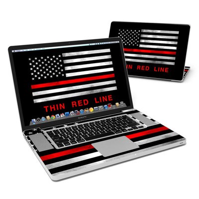 MacBook Pro 17in Skin - Thin Red Line