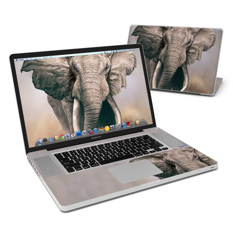 MacBook Pro 17in Skin - African Elephant (Image 1)