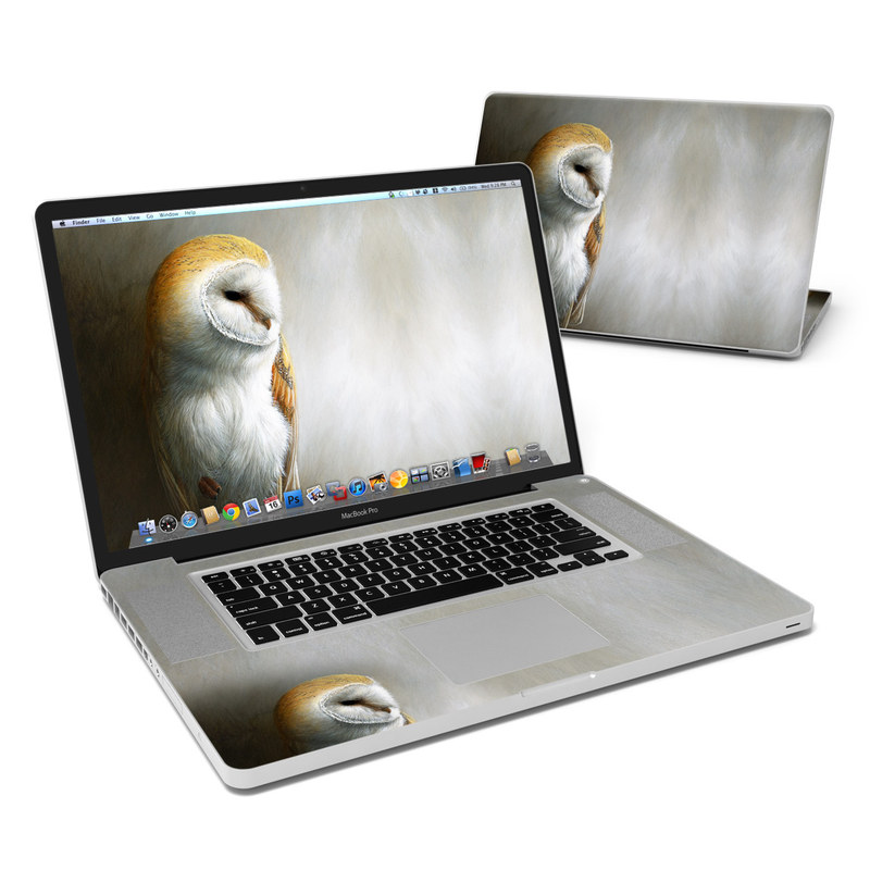 MacBook Pro 17in Skin - Barn Owl (Image 1)