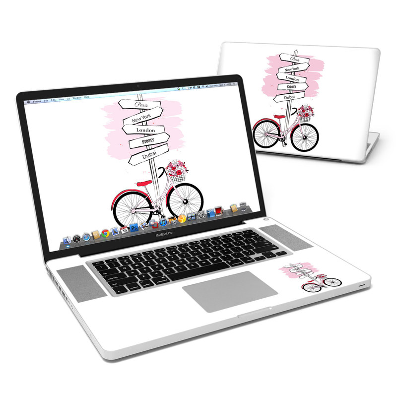 MacBook Pro 17in Skin - Bike Ride (Image 1)