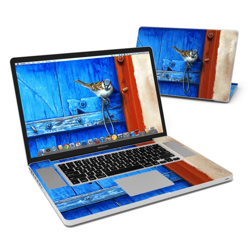 MacBook Pro 17in Skin - Blue Door (Image 1)
