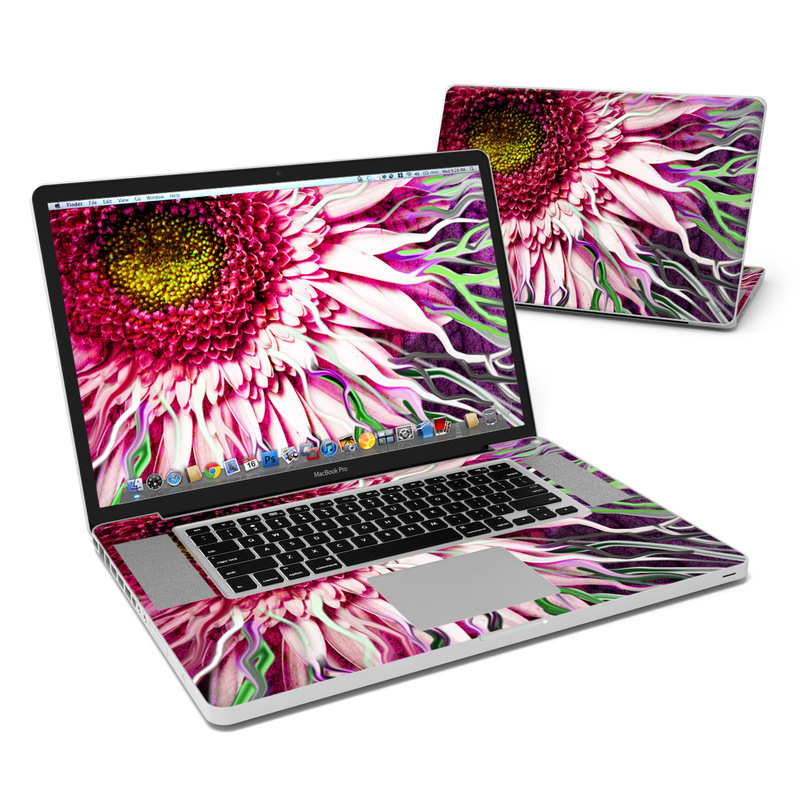MacBook Pro 17in Skin - Crazy Daisy (Image 1)