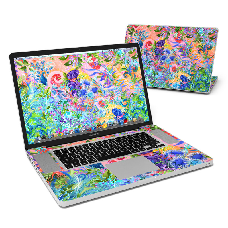 MacBook Pro 17in Skin - Fantasy Garden (Image 1)