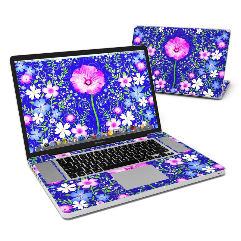 MacBook Pro 17in Skin - Floral Harmony (Image 1)