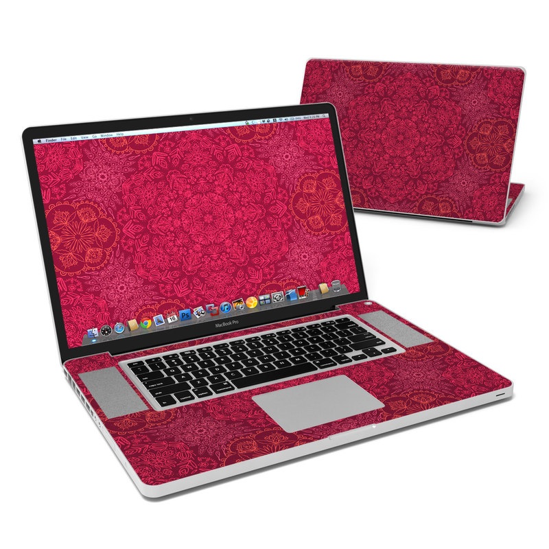 MacBook Pro 17in Skin - Floral Vortex (Image 1)