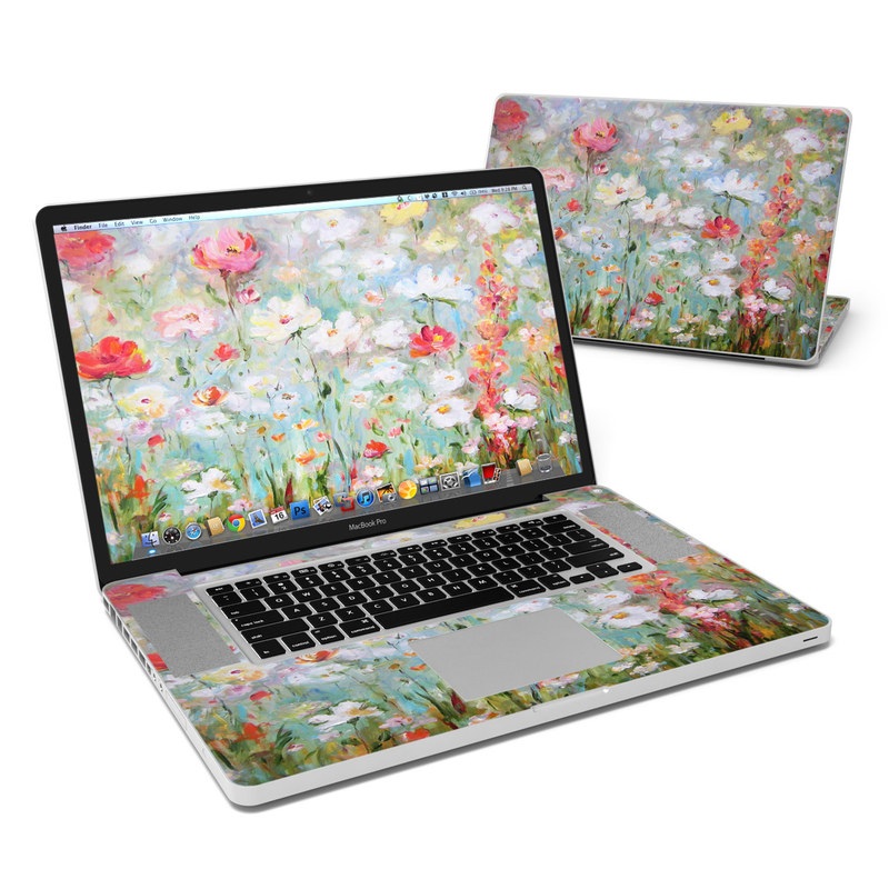 MacBook Pro 17in Skin - Flower Blooms (Image 1)