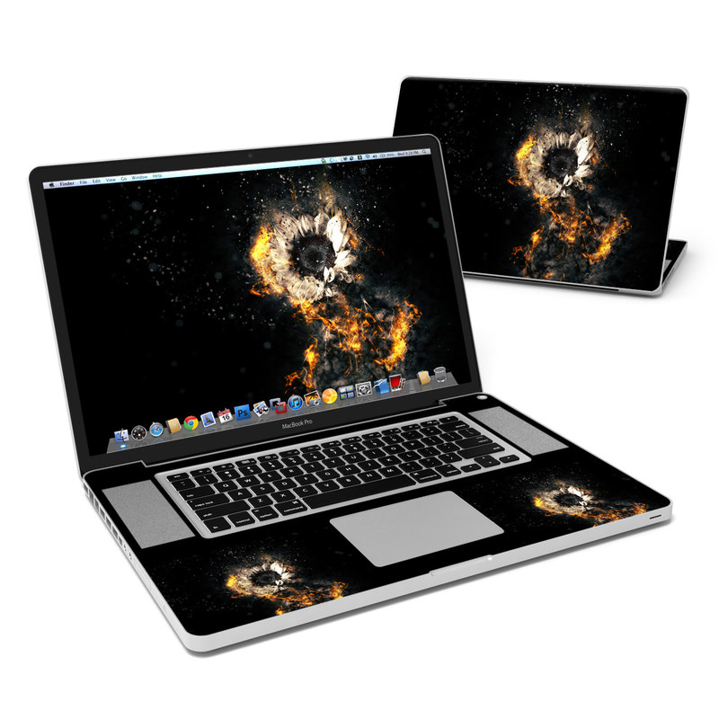MacBook Pro 17in Skin - Flower Fury (Image 1)