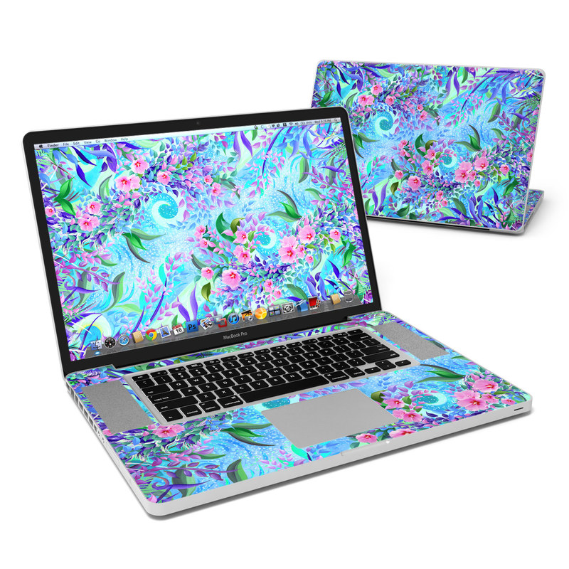 MacBook Pro 17in Skin - Lavender Flowers (Image 1)