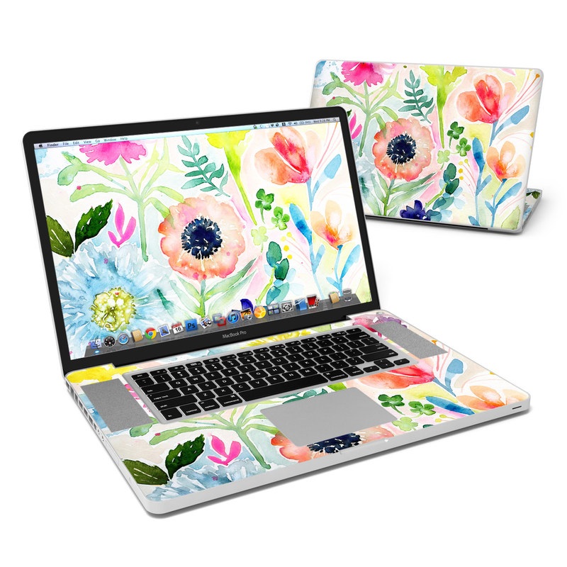 MacBook Pro 17in Skin - Loose Flowers (Image 1)