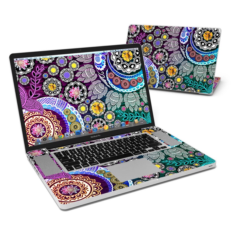 MacBook Pro 17in Skin - Mehndi Garden (Image 1)