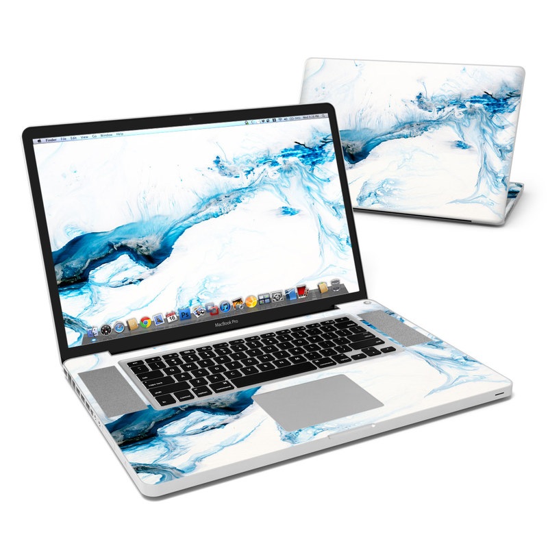 MacBook Pro 17in Skin - Polar Marble (Image 1)