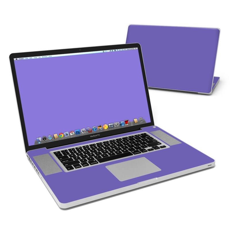 MacBook Pro 17in Skin - Solid State Purple (Image 1)