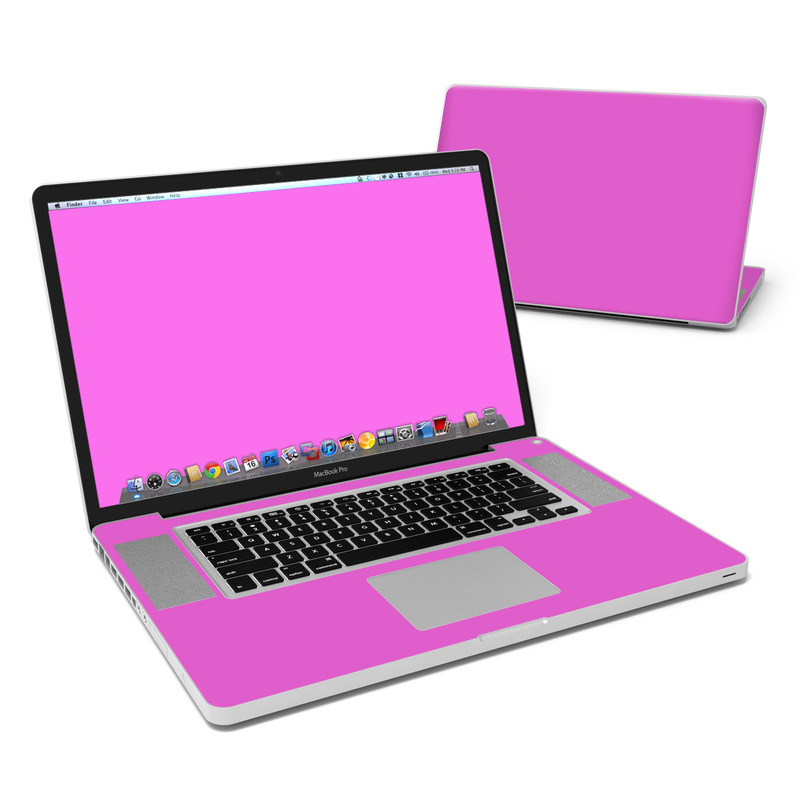 MacBook Pro 17in Skin - Solid State Vibrant Pink (Image 1)