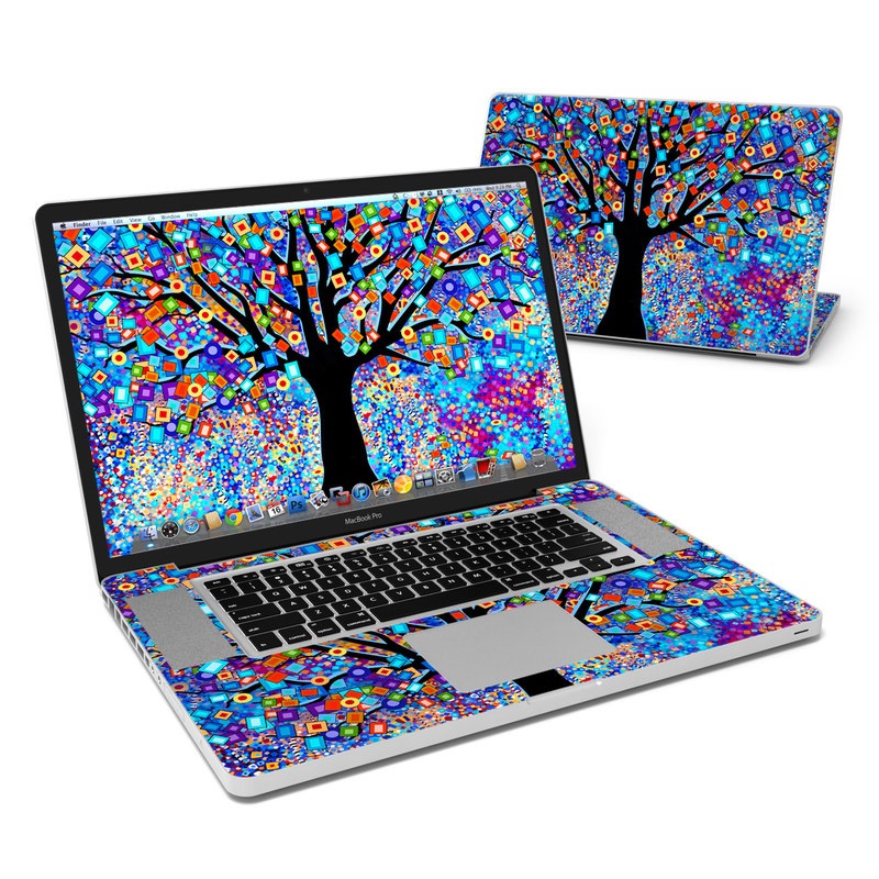 MacBook Pro 17in Skin - Tree Carnival (Image 1)
