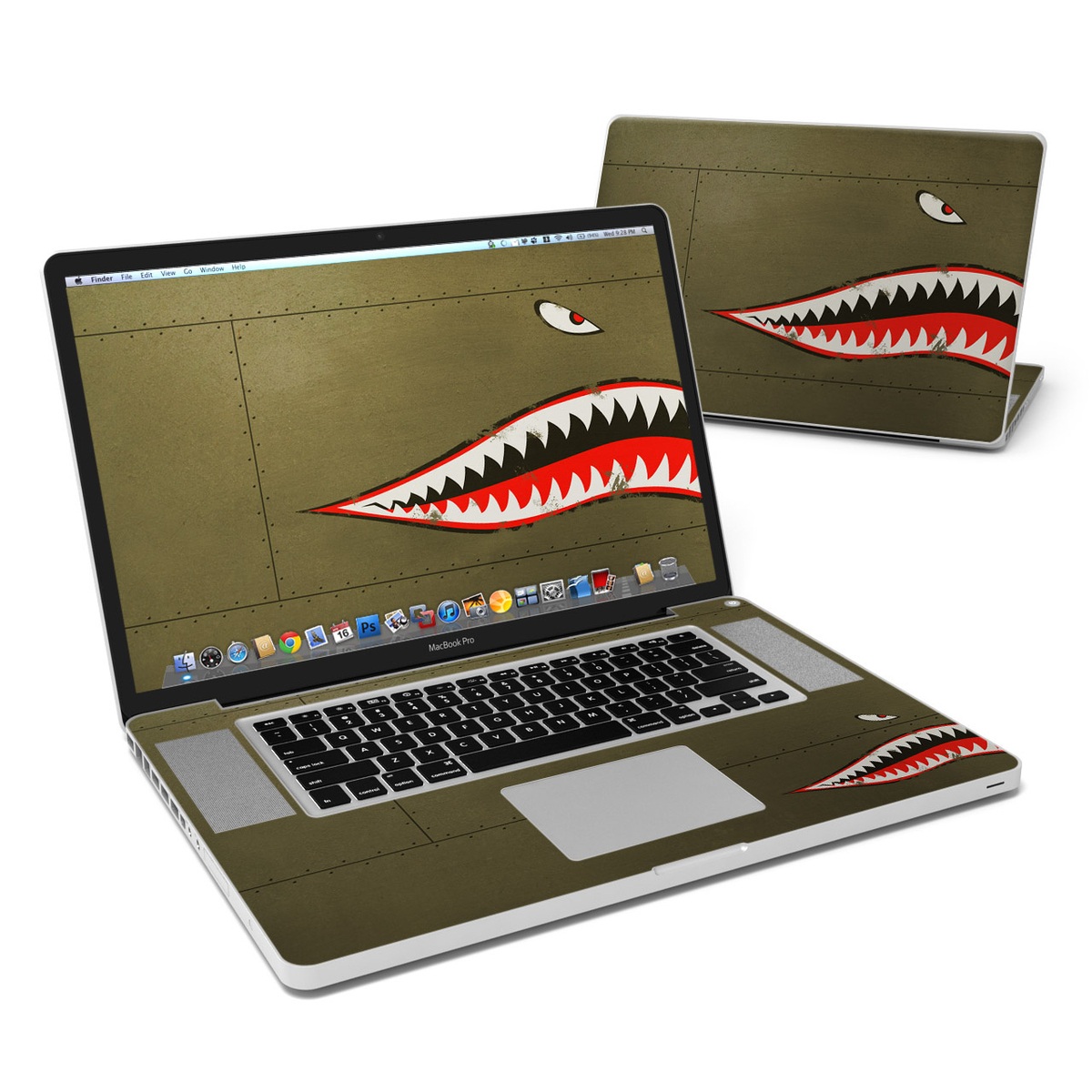 MacBook Pro 17in Skin - USAF Shark (Image 1)
