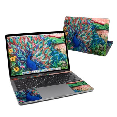 MacBook Pro 13 (2020) Skin - Coral Peacock