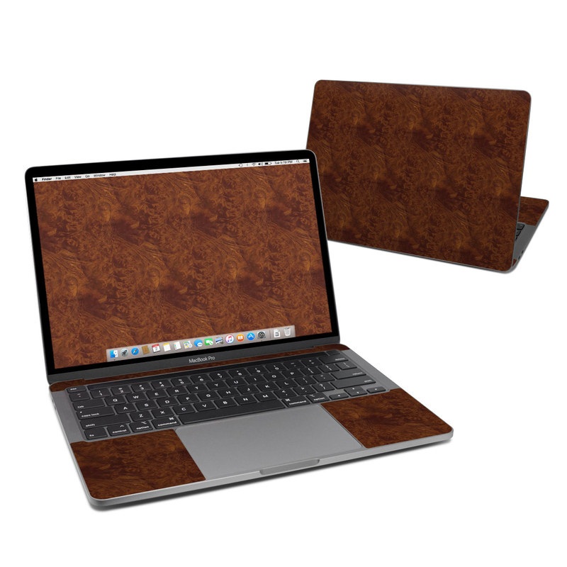 MacBook Pro 13 (2020) Skin - Dark Burlwood (Image 1)