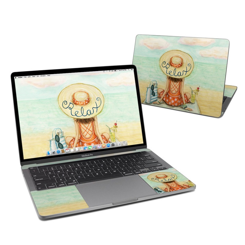 MacBook Pro 13 (2020) Skin - Relaxing on Beach (Image 1)