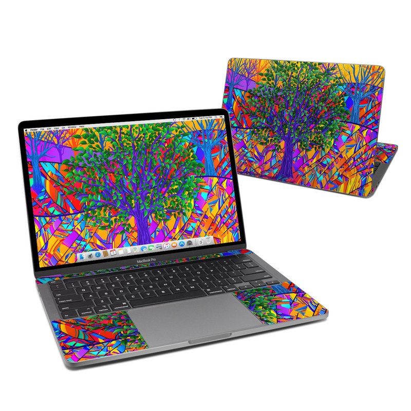 MacBook Pro 13in (2020) Skin - Stained Glass Tree (Image 1)