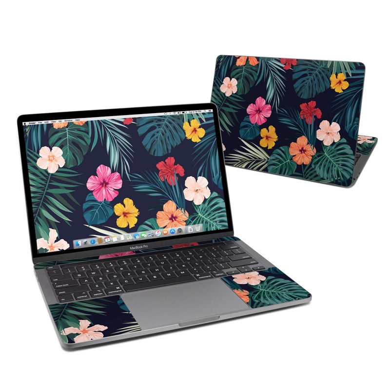 MacBook Pro 13 (2020) Skin - Tropical Hibiscus (Image 1)