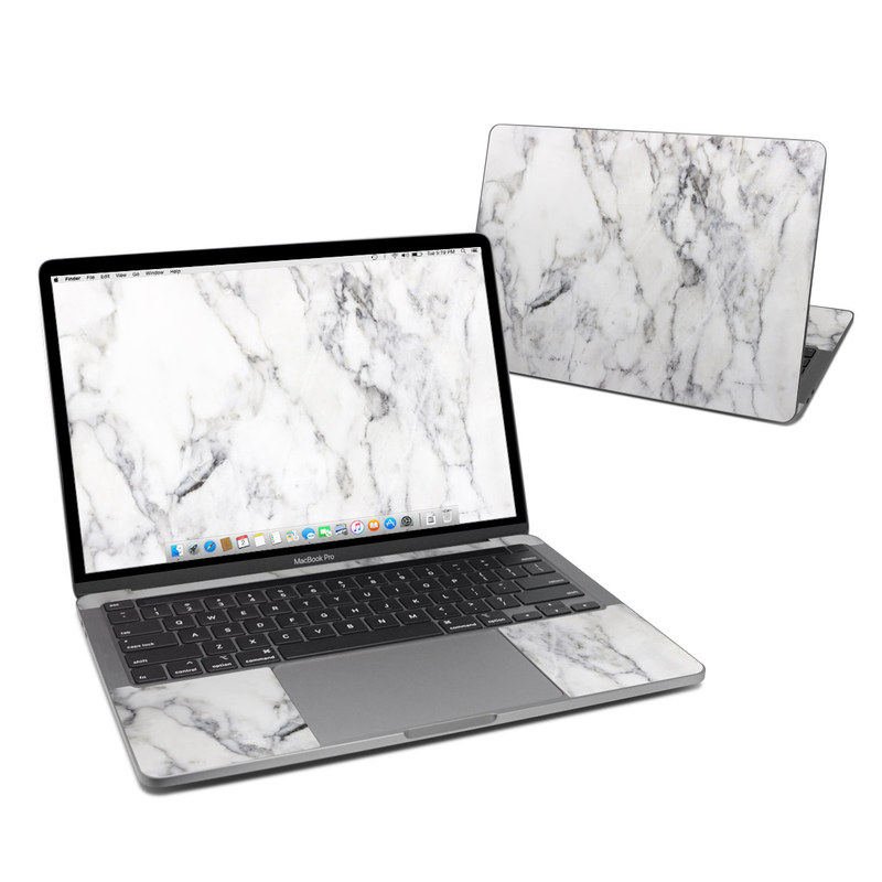 MacBook Pro 13 (2020) Skin - White Marble (Image 1)