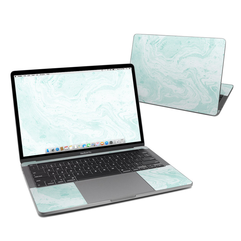 MacBook Pro 13 (2020) Skin - Winter Green Marble (Image 1)