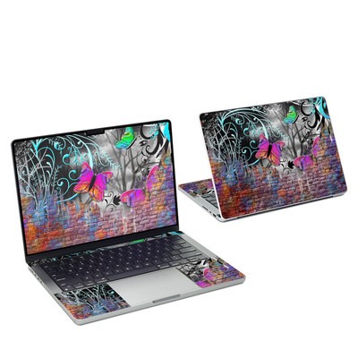 MacBook Pro 14 Skin - Butterfly Wall