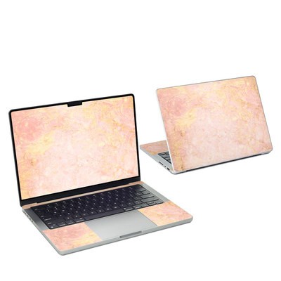 MacBook Pro 14 Skin - Rose Gold Marble