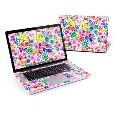 MacBook Pro Retina 13in Skin - Artful Little Flowers