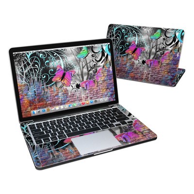 MacBook Pro Retina 13in Skin - Butterfly Wall