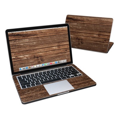 MacBook Pro Retina 13in Skin - Stripped Wood