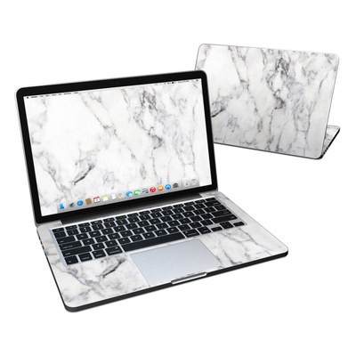 MacBook Pro Retina 13in Skin - White Marble