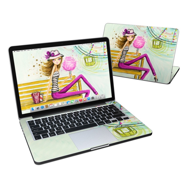 MacBook Pro Retina 13in Skin - Carnival Cotton Candy (Image 1)