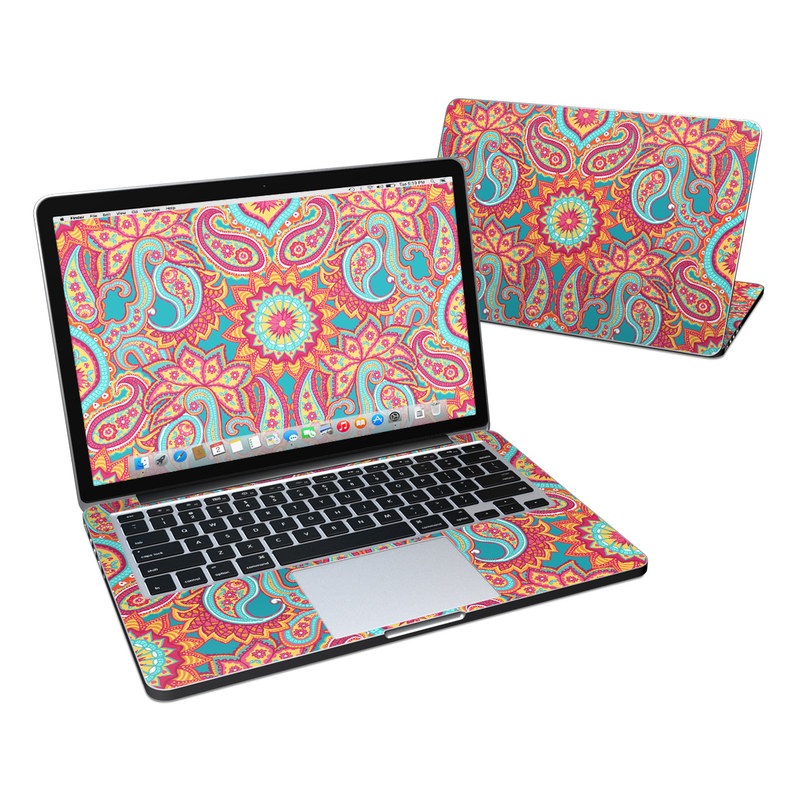 MacBook Pro Retina 13in Skin - Carnival Paisley (Image 1)