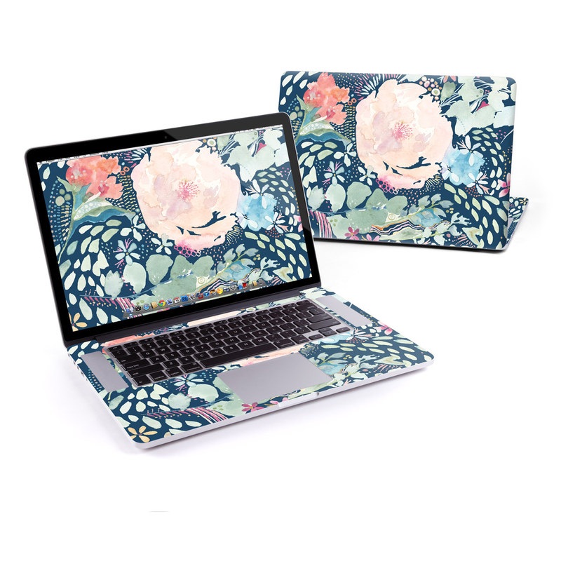 MacBook Pro Retina 13in Skin - Modern Bouquet (Image 1)