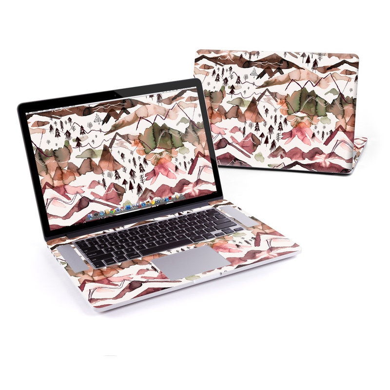 MacBook Pro Retina 13in Skin - Red Mountains (Image 1)
