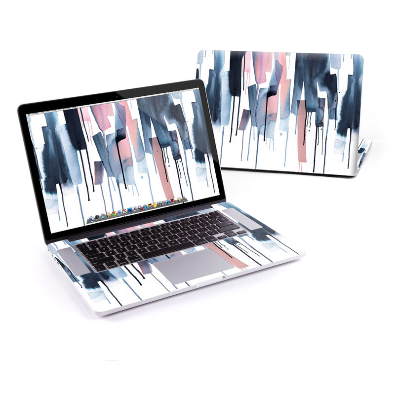 MacBook Pro Retina 13in Skin - Watery Stripes (Image 1)