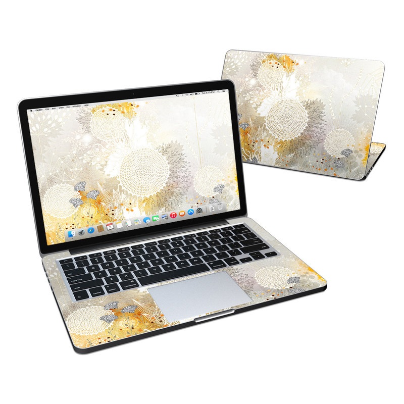 MacBook Pro Retina 13in Skin - White Velvet (Image 1)