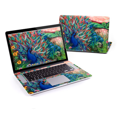 MacBook Pro Retina 15in Skin - Coral Peacock