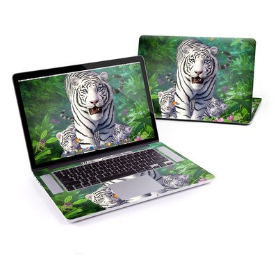 MacBook Pro Retina 15in Skin - White Tigers