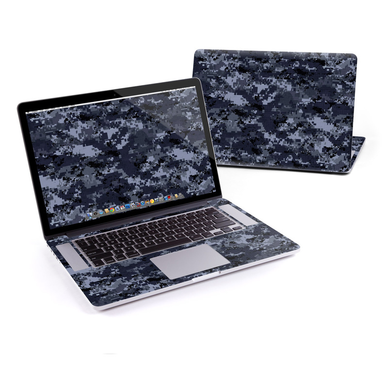 MacBook Pro Retina 15in Skin - Digital Navy Camo (Image 1)