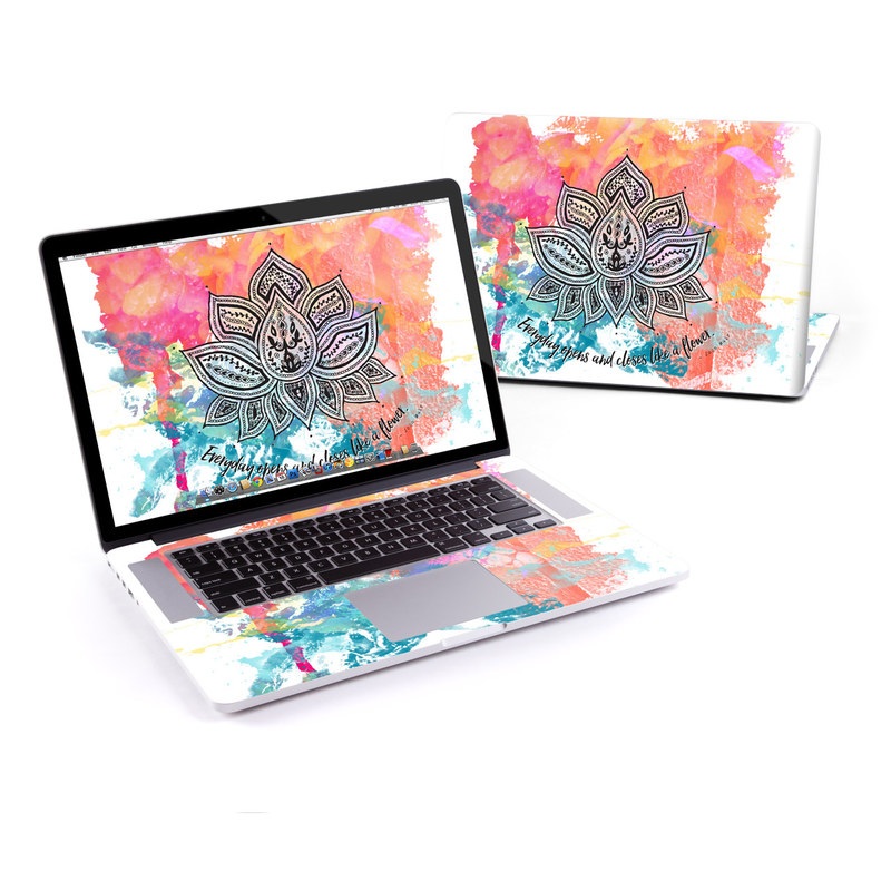 MacBook Pro Retina 15in Skin - Happy Lotus (Image 1)