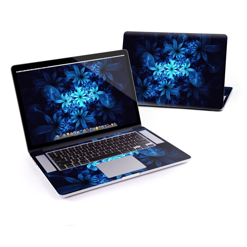MacBook Pro Retina 15in Skin - Luminous Flowers (Image 1)