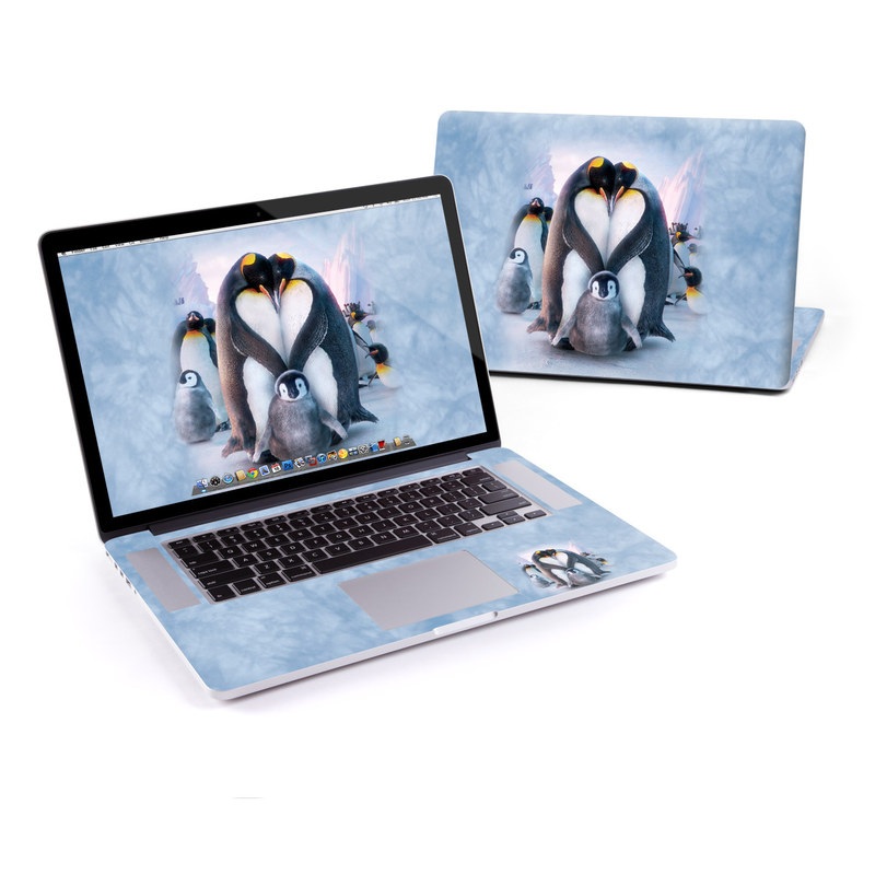 MacBook Pro Retina 15in Skin - Penguin Heart (Image 1)