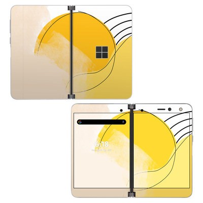 Microsoft Surface Duo Skin - Abstract Yellow