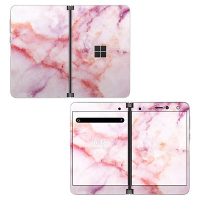 Microsoft Surface Duo Skin - Blush Marble