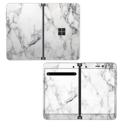 Microsoft Surface Duo Skin - White Marble